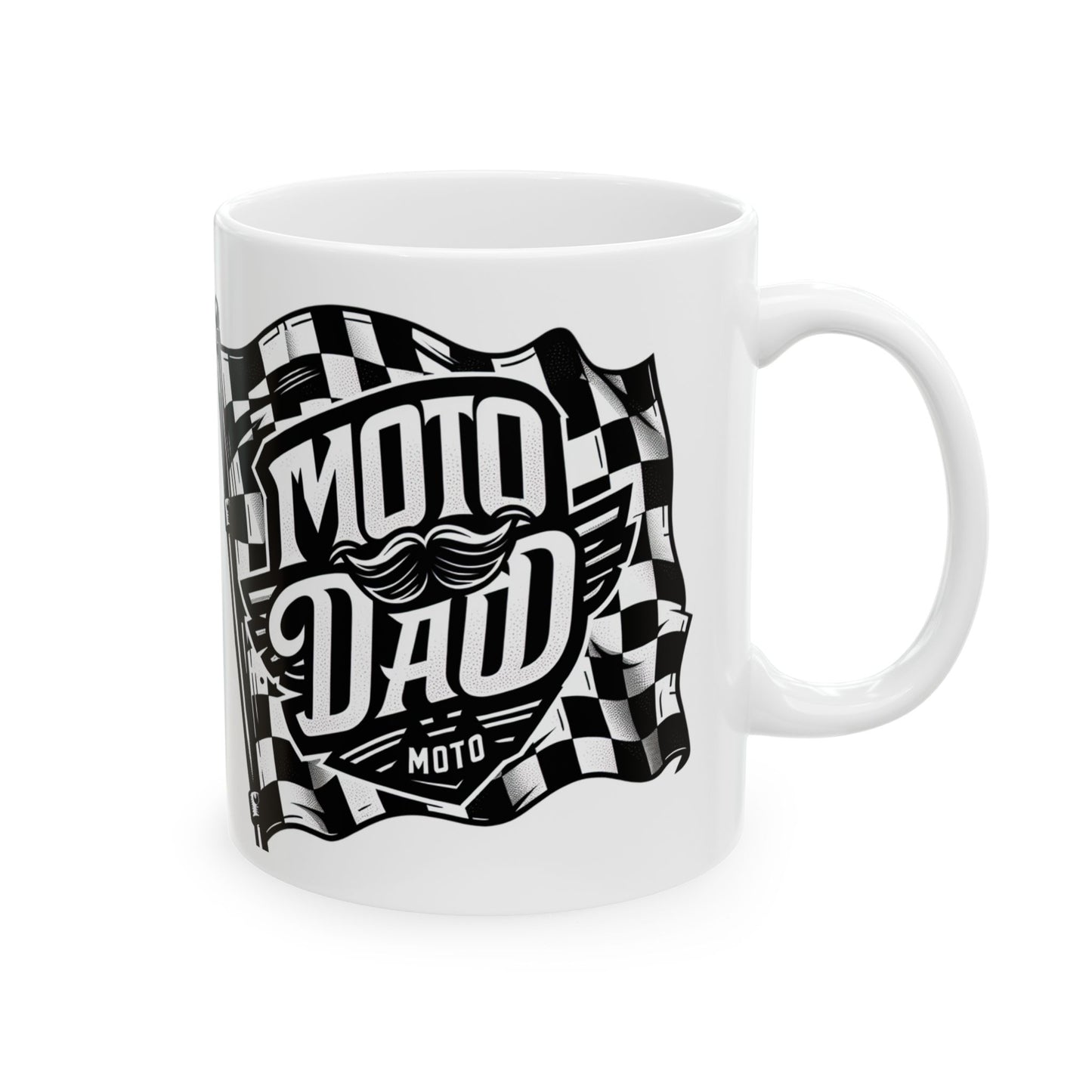 Moto Dad Ceramic Mug - 11oz & 15oz