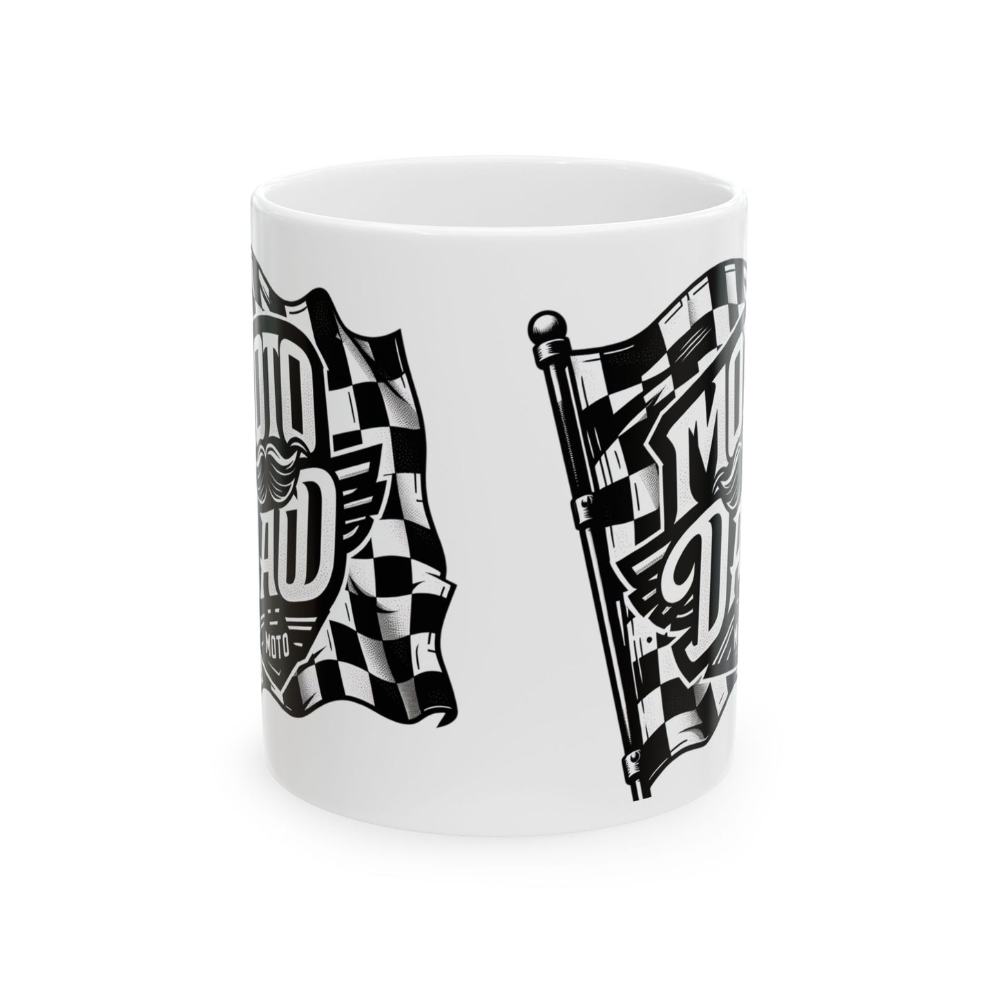 Moto Dad Ceramic Mug - 11oz & 15oz